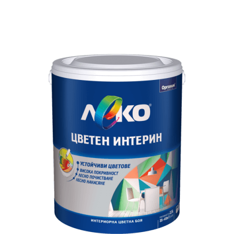 ЛЕКО цветен интерин Сребърна лисица