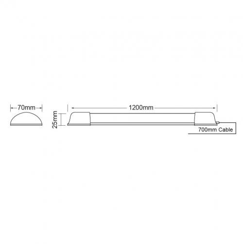 LED Линейно осветително тяло 36W - Image 2