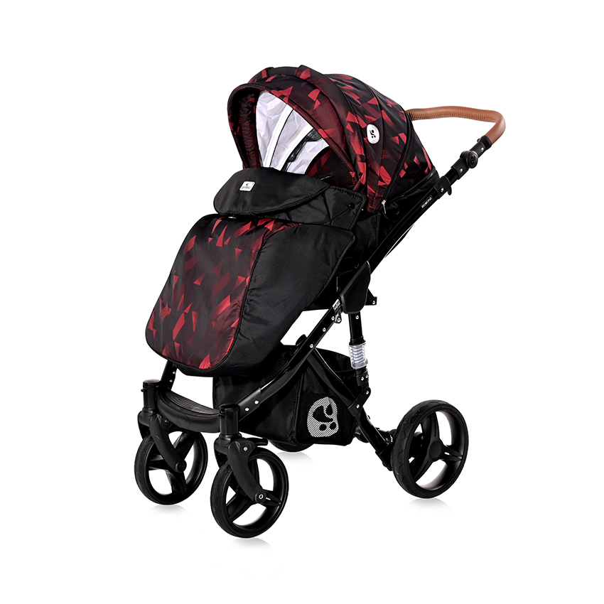 Д.КОЛИЧКА RIMINI+ЧАНТА RUBY RED & BLACK - Image 4