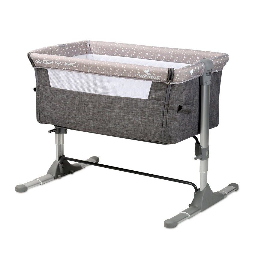Бебешко легло-кошара Lorelli SLEEP'N'CARE GREY ELEPHANT