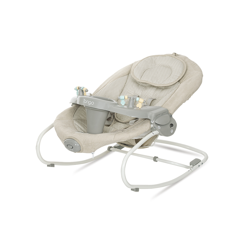 Електрическа детска люлка Lorelli TANGO BEIGE DOTS - Image 3