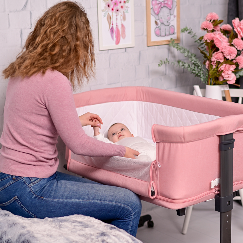 Детско легло-кошара Lorelli MILANO 2в1 PINK - Image 6