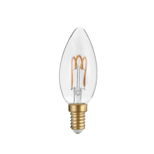 LED крушка DECO3SWW E14 3W 2700K FILAMENT SPIRAL CANDLE