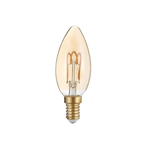 LED крушка DECO3SWWAM E14 3W 2700K FILAMENT SPIRAL