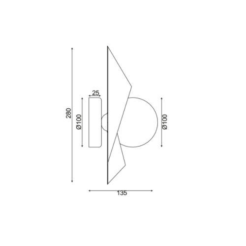 Аплик HL42591W28BG POLYGON - Image 2