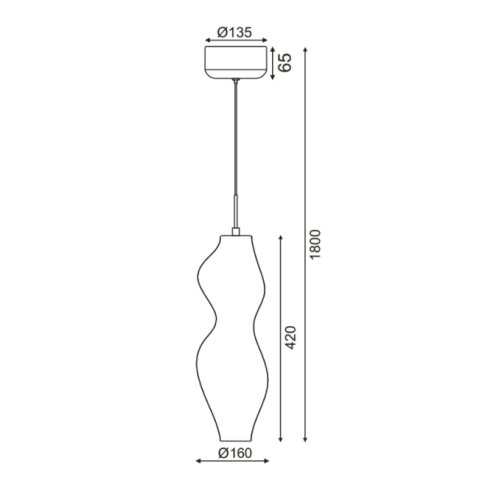 LED пендел ZM13LEDP15 CARYATID - Image 2