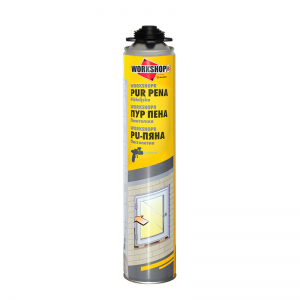 WORKSHOPR Пистолетна PU-пяна 690ml/811gr