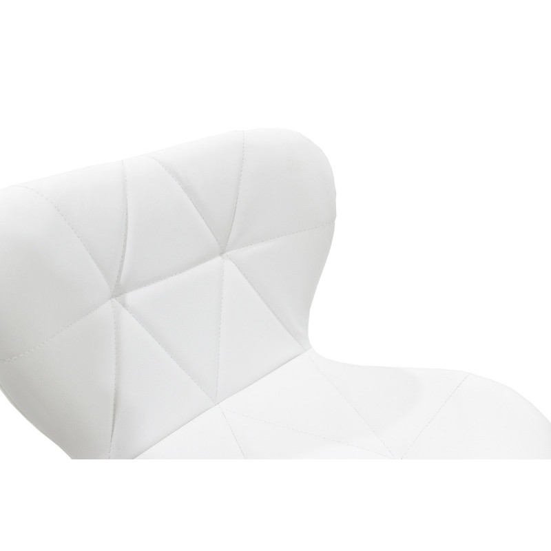 Бар стол Coozy с PVC в бял цвят - Image 6