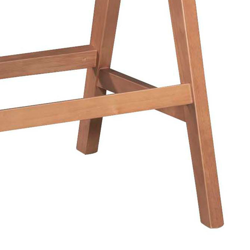Бар стол Winslow - pvc ратан естествена дамаска сив - Image 3