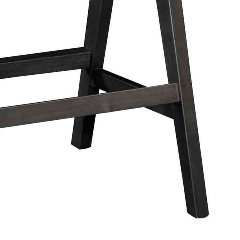 Бар стол Winslow - pvc ратан в сив цвят - Image 3