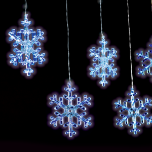 "SNOWFLAKE ICICLE" 120 CW LED ДЪЖД