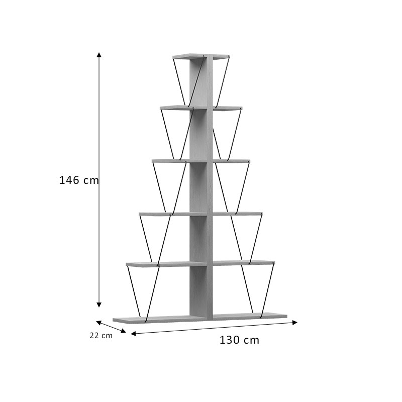 Библиотека мини Tars в цвят сонома - Image 4