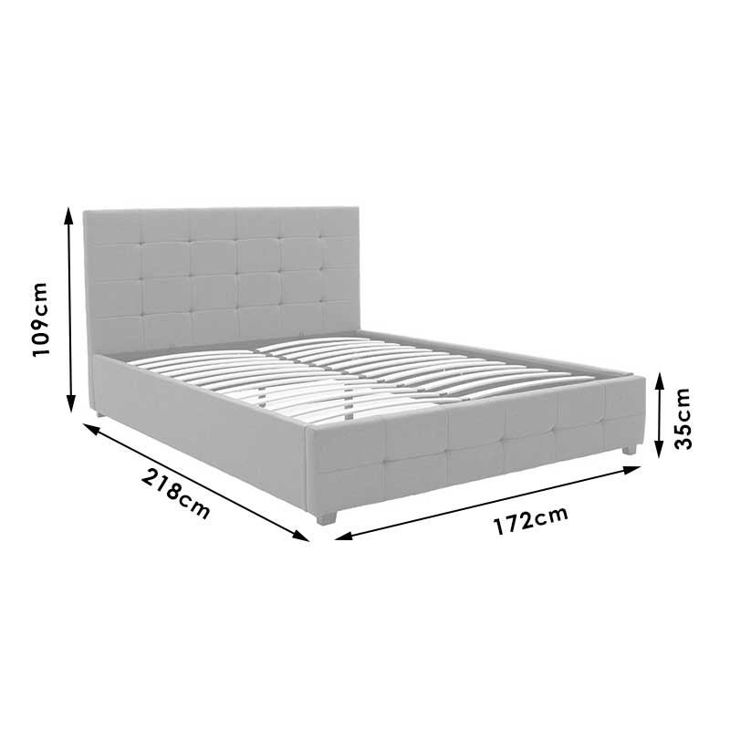Спалня Roi 160x200 антрацит плат + място за съхранение - Image 10