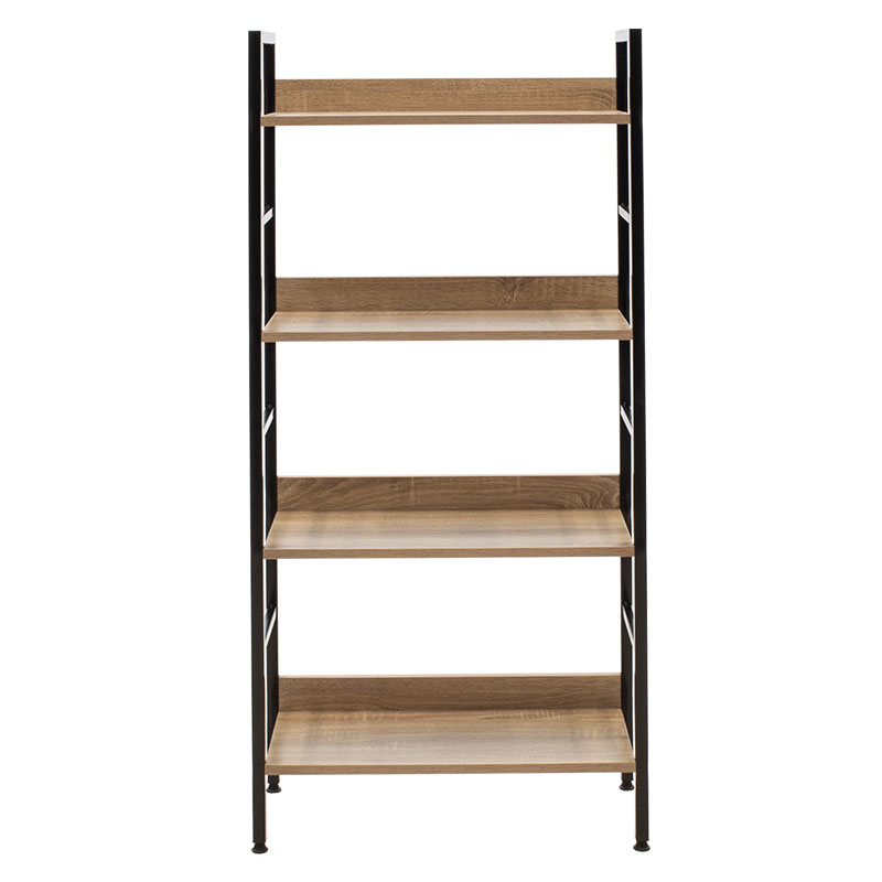 Етажерка за книги Ramon в естествено черно 60x28x125,5cm - Image 3
