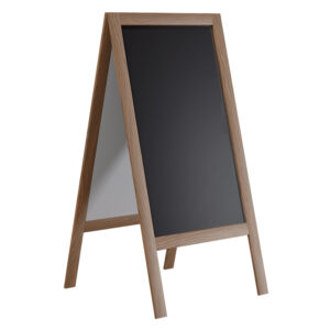 Стойка за меню Felex орех-черен 50x25x100cm