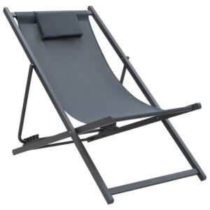 Шезлонг Corte anthracite