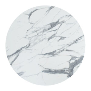 Плот за маса Solace Werzalit бял мрамор Φ70cm