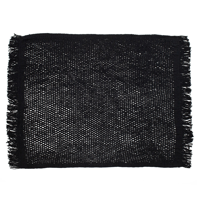 Чадър мрежа от macramé черен 4x4m - Image 2