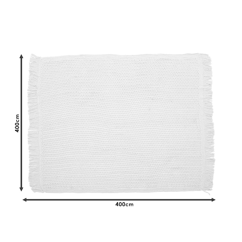 Чадър мрежа от macramé черен 4x4m - Image 8