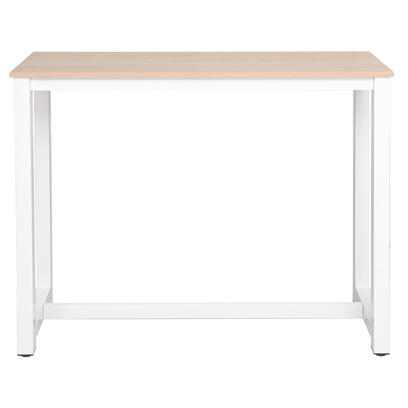 Комплект бар маса и столове Marle 3бр естествено-бял крак 120x40x100cm - Image 3