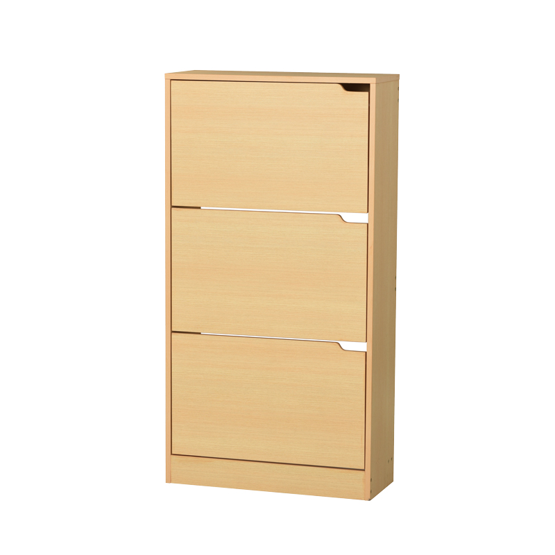 Шкаф за обувки Mia 9 чифта бял 60x24x115 см