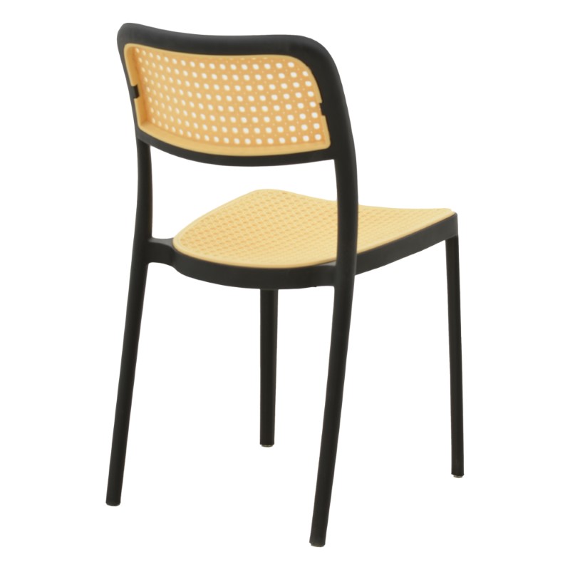 Стол Westley natural-черен 55x47x81см - Image 2