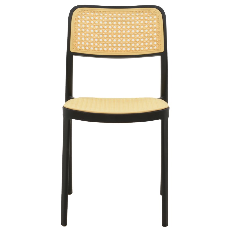 Стол Westley natural-черен 55x47x81см - Image 4