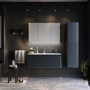 Комплект мебели за баня BELLA Anthracite 100