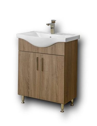 Комплект мебели за баня SIENA SONOMA DARK 65 - Image 6