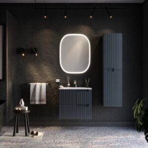 Комплект мебели за баня ENZA Anthracite 60