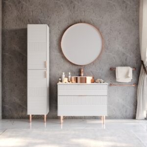 Комплект мебели за баня FIORE White 85