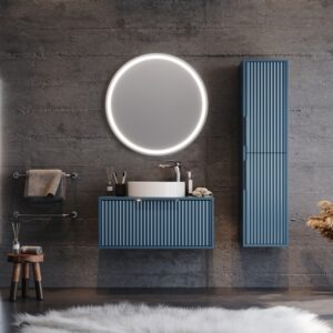 Комплект мебели за баня HOLE Blue 85