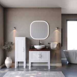 Комплект мебели за баня LONDON White 85