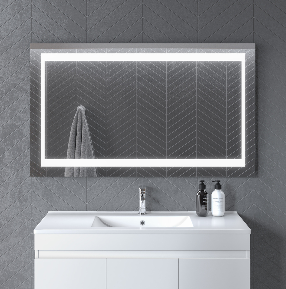LED Огледало за баня 100×70 с осветителна рамка - Image 2
