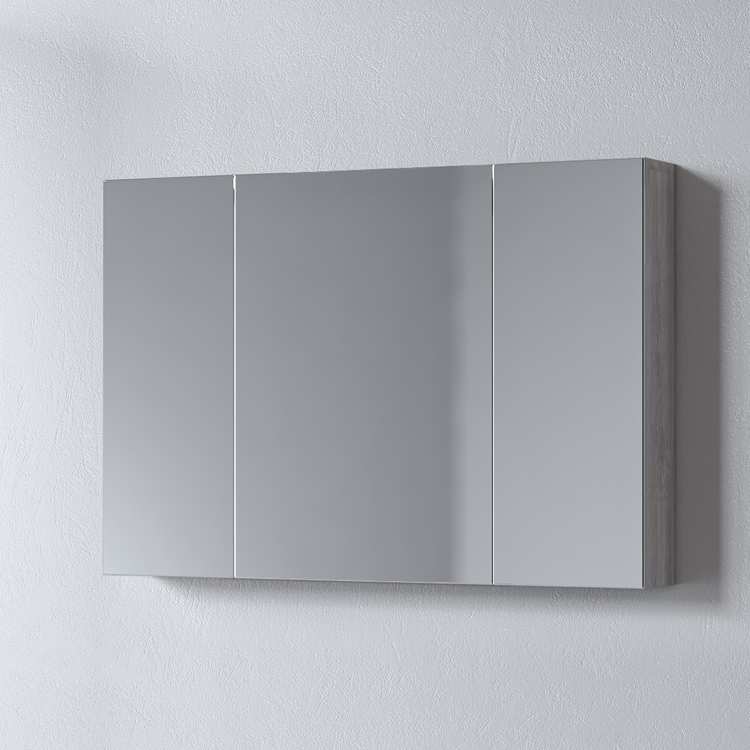 Огледало с шкафове OMEGA GREY OAK 100 сив дъб