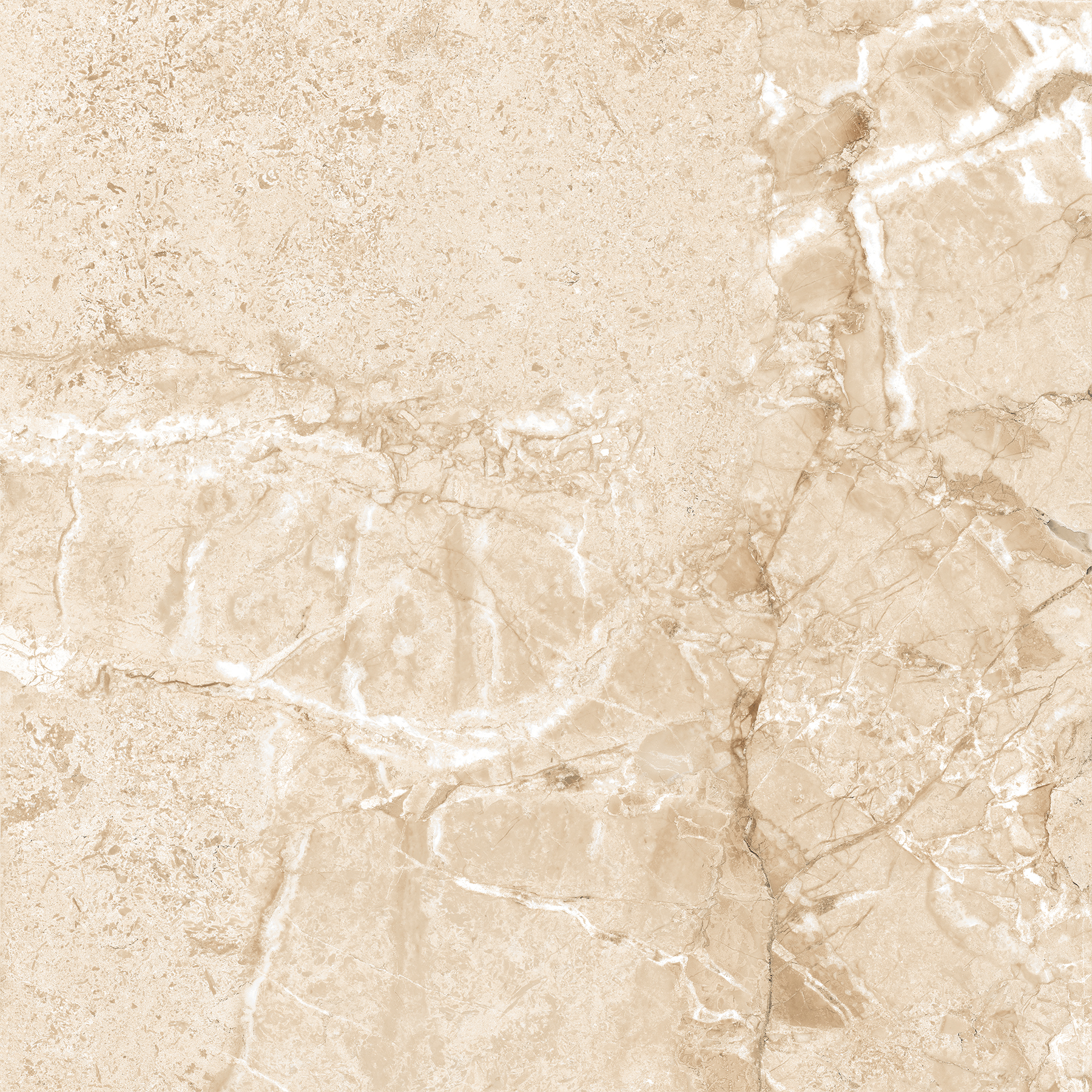 Плочка Porcelanato Glossy 60X60 RAYMI BEIGE - Image 3
