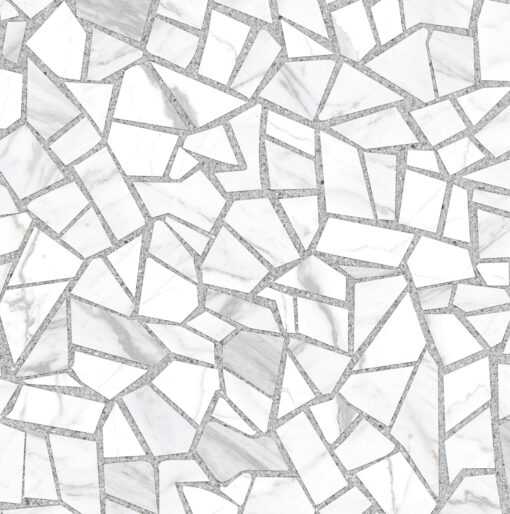 Плочки Porcelanato Glossy 60X120 MOSAIC BIANCO - Image 4