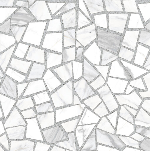 Плочки Porcelanato Glossy 60X120 MOSAIC BIANCO - Image 3