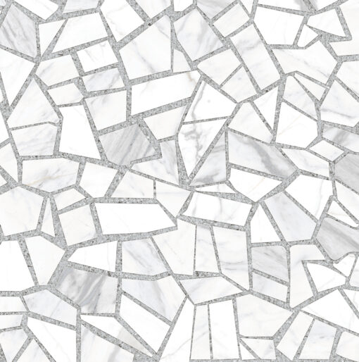 Плочки Porcelanato Glossy 60X120 MOSAIC BIANCO