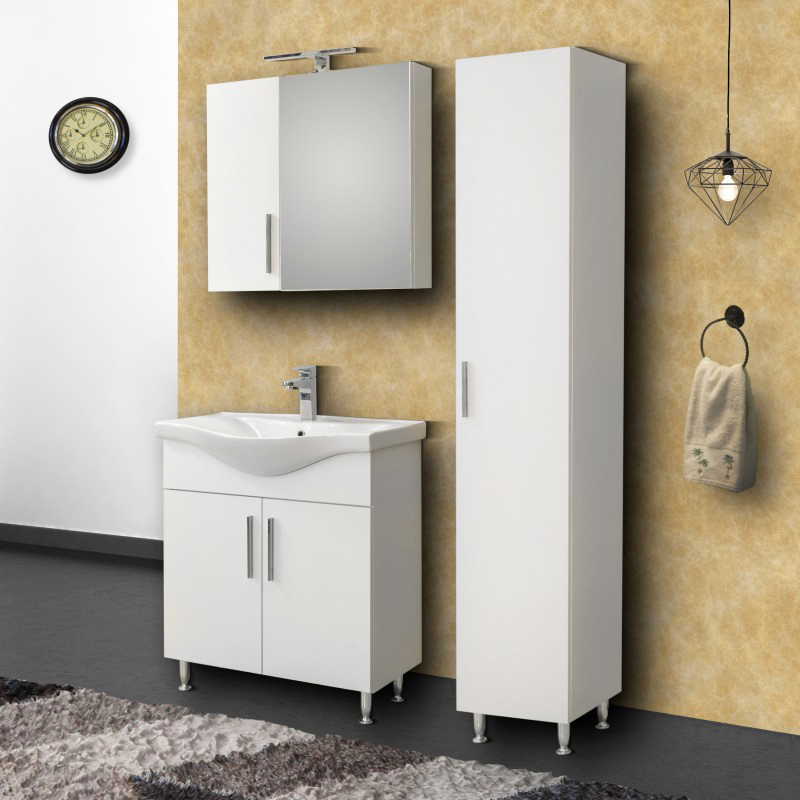 Комплект мебели за баня SIENA WHITE 75 - Image 4
