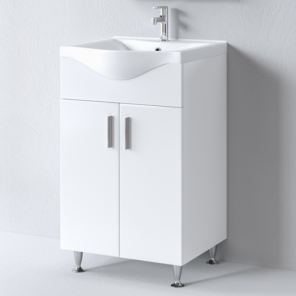 Шкаф с мивка SIENA WHITE 55, 51x34x83cм