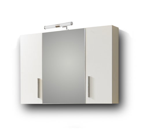 Комплект шкаф, мивка и огледало за баня SIENA WHITE 100 - Image 7