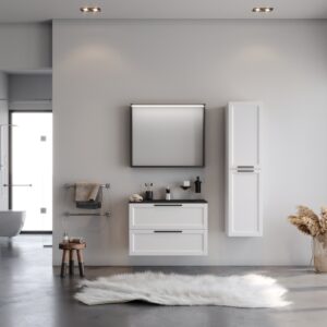 Комплект мебели за баня LAGUNA White 80