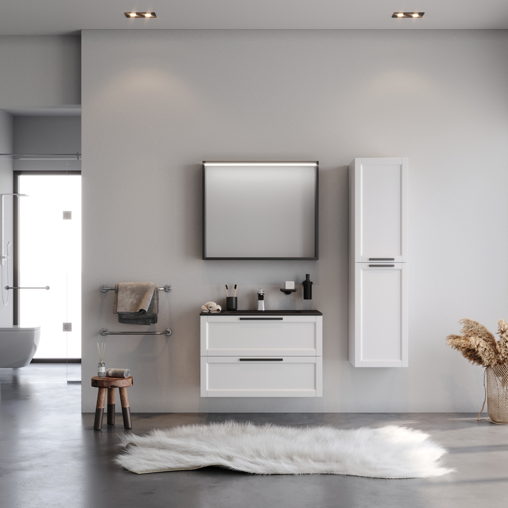 Комплект мебели за баня LAGUNA White 80
