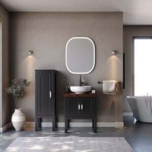 Комплект мебели за баня LONDON Black 65