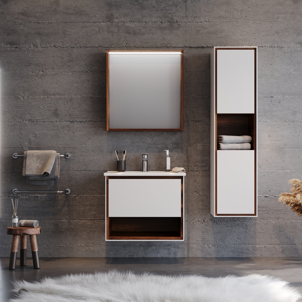 Комплект мебели за баня NEW LUNA White 65