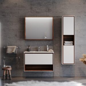Комплект мебели за баня NEW LUNA White 85