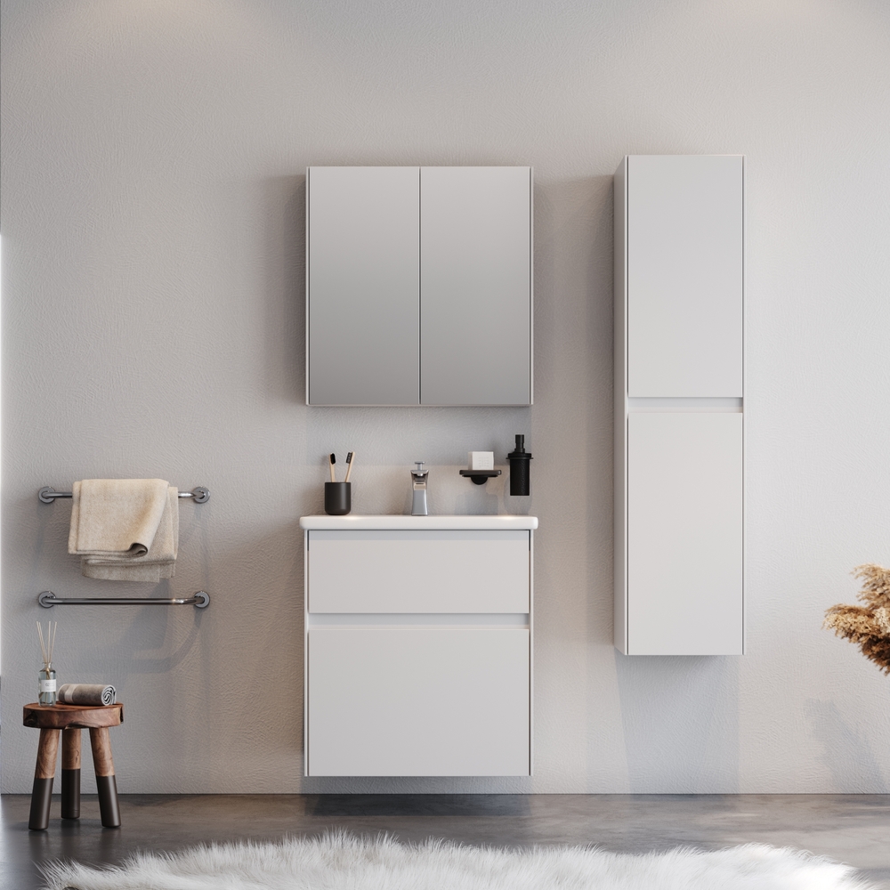 Комплект мебели за баня MALAGA White 65