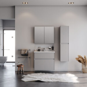 Комплект мебели за баня MALAGA Grey 80