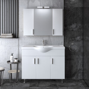 Комплект мебели за баня SIENA WHITE 100